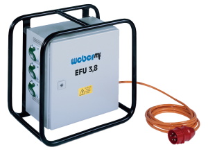 Przetwornica elektroniczna do wibratorów zatapialnych wysokiej częstotliwości do betonu WEBER EFU 5,6