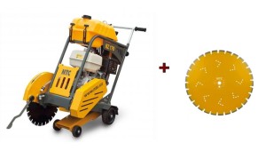 Przecinarka drogowa jezdna NTC RZ170 450mm cięcie 17cm + tarcza do betonu