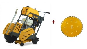 Przecinarka drogowa jezdna NTC RZ200 500mm cięcie 19cm + tarcza do betonu