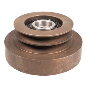Sprzęgło odśrodkowe do rozdrabniacza rębaka średnica 170mm wałek 25mm dwa paski 15mm