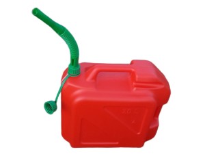 Kanister z tworzywa HDPE do paliw DLG LUX 20 litrów z lejkiem