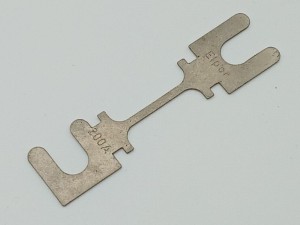 Bezpiecznik taśmowy paskowy otwarty ELPOR BWA 80V DC 200A