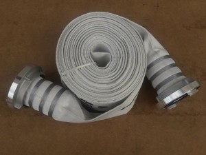 Wąż strażacki wylotowy z certyfikatem CNBOP-PIB z okuciami STORZ 12bar 4" 20m