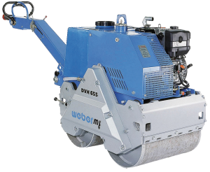Walec wibracyjny prowadzony WEBER DVH655E KOHLER 21kN 732kg