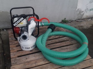 Motopompa do wody, nawozu RSM 3" KOSHIN SEH80X + węże